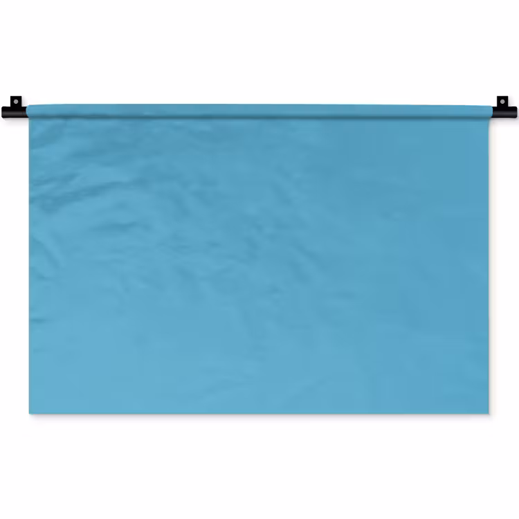 Ocean - Teal - Blauw Wandkleed katoen klein 269 -zz3d