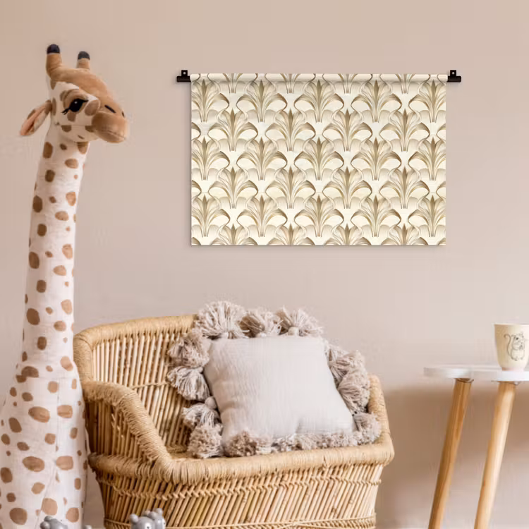 Ornament - Barok - Goud Wandkleed katoen klein 269 -wsfeer5_kind
