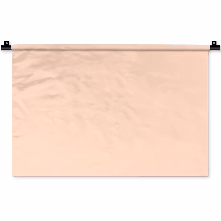 Pale - Peach - Nude Wandkleed katoen klein 269 -zz3d