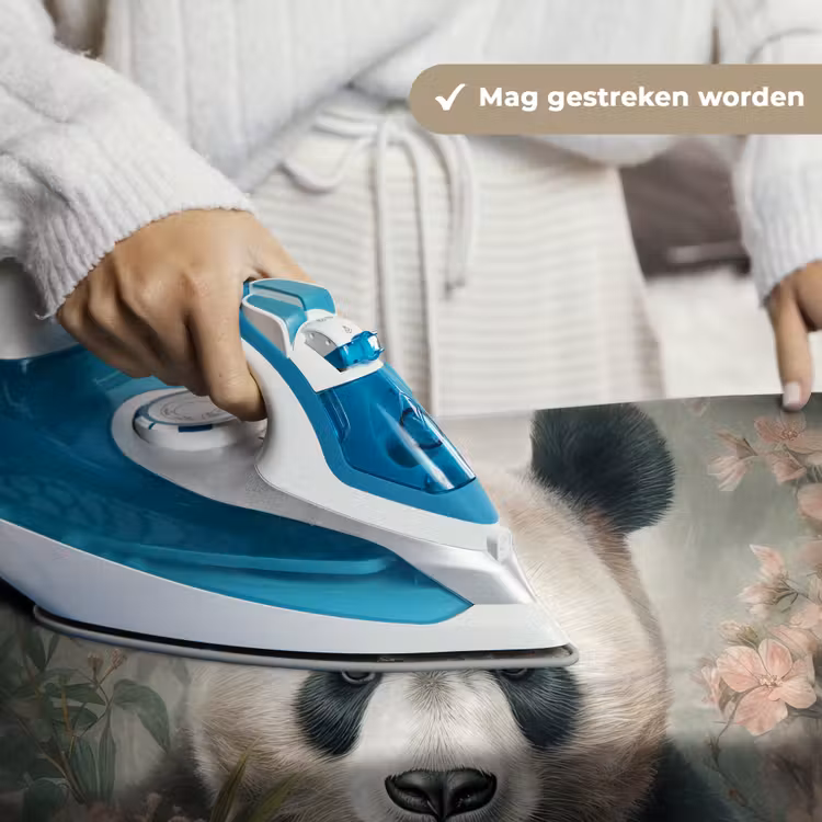 Panda - Dieren - Bloemen - Planten Wandkleed katoen klein -sfeer9