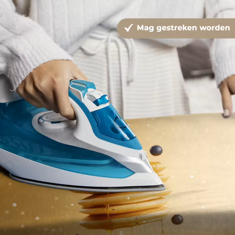 Pannenkoeken - Eten - Honing - Geel Wandkleed katoen klein -sfeer9
