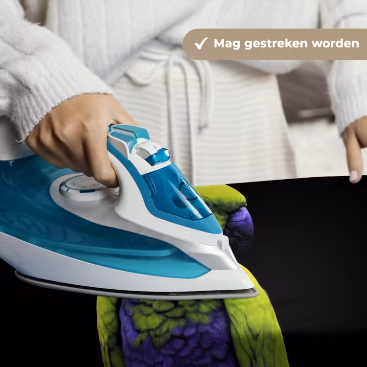 Papegaai - Veren - Opvallend - Groen Wandkleed katoen klein -sfeer9