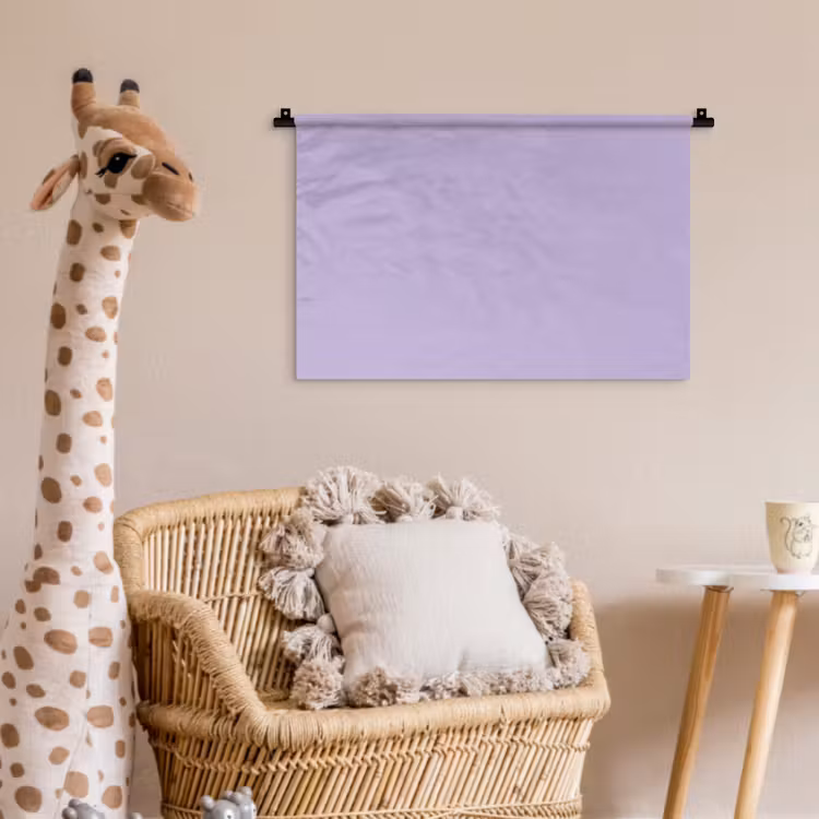 Pastel - Lilac - Paars Wandkleed katoen klein 269 -wsfeer5_kind