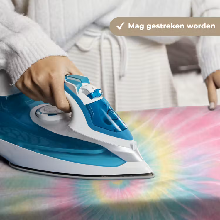 Pasteltinten - Tie dye - Roze Wandkleed katoen klein -sfeer9