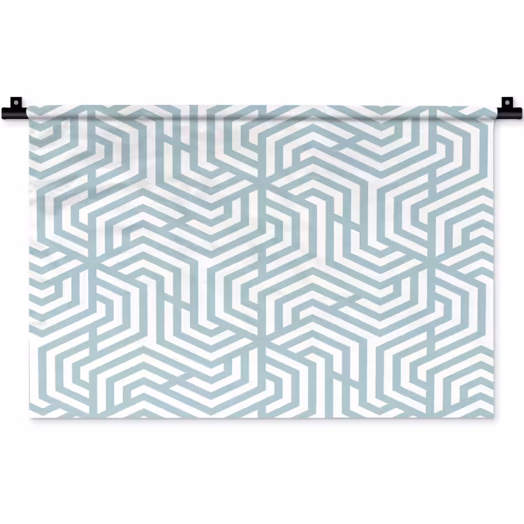 Patronen - Abstract - Driehoek - Geometrie Wandkleed katoen klein 269 -zz3d