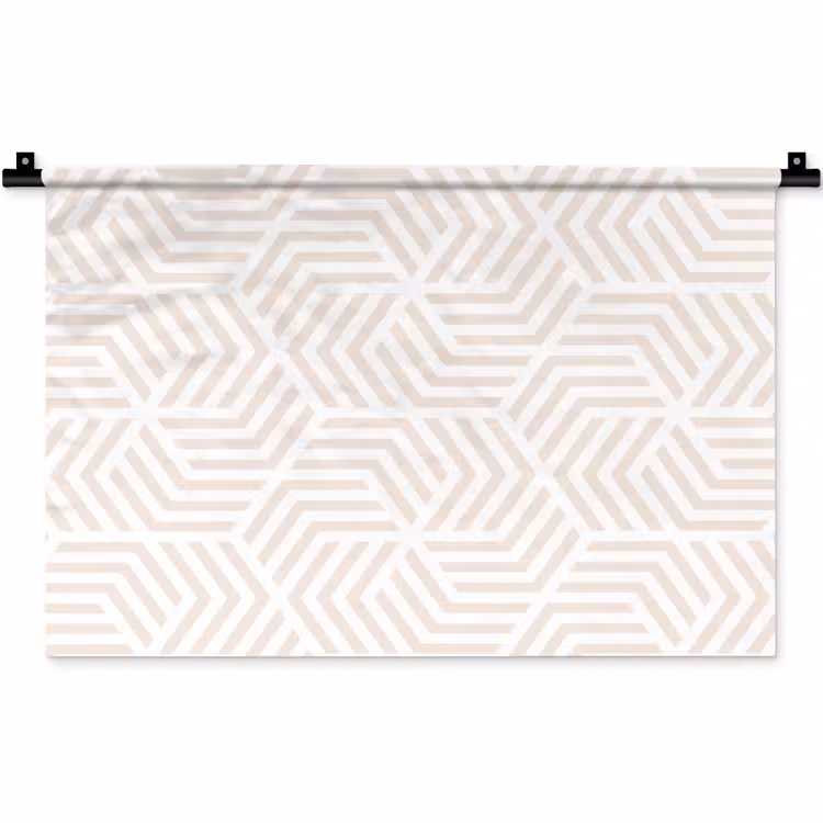 Patroon - Geometrie - Design - Pastel Wandkleed katoen klein 269 -zz3d