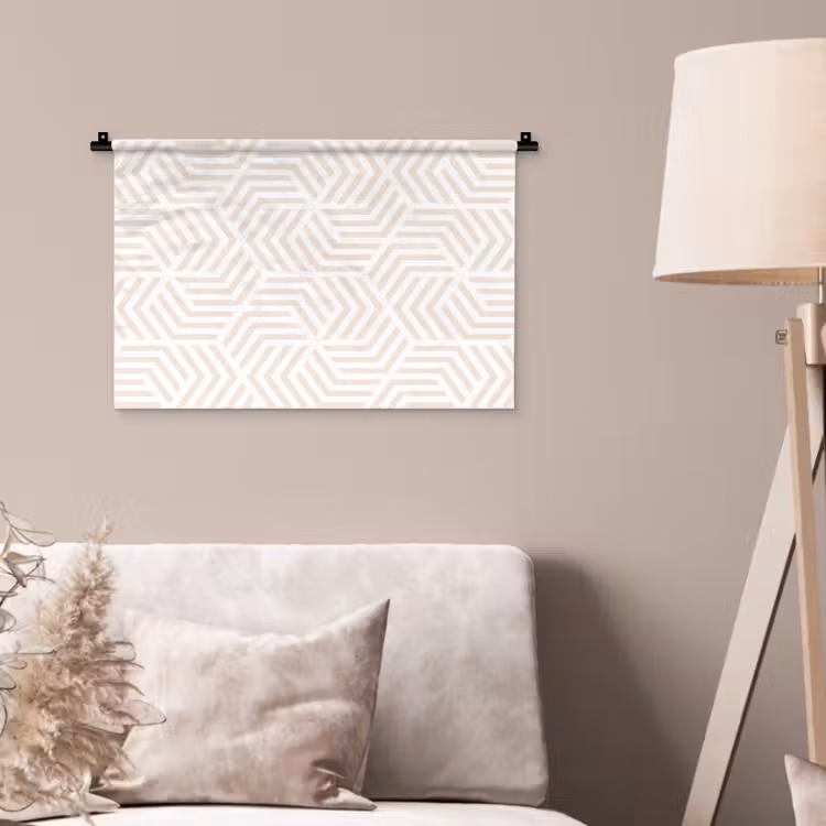 Patroon - Geometrie - Design - Pastel Wandkleed katoen klein 269 -sfeer4