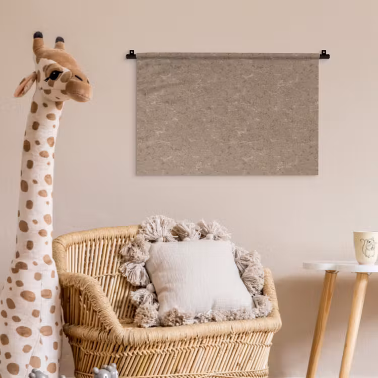 Patroon - Kalksteen - Beige Wandkleed katoen klein 269 -wsfeer5_kind