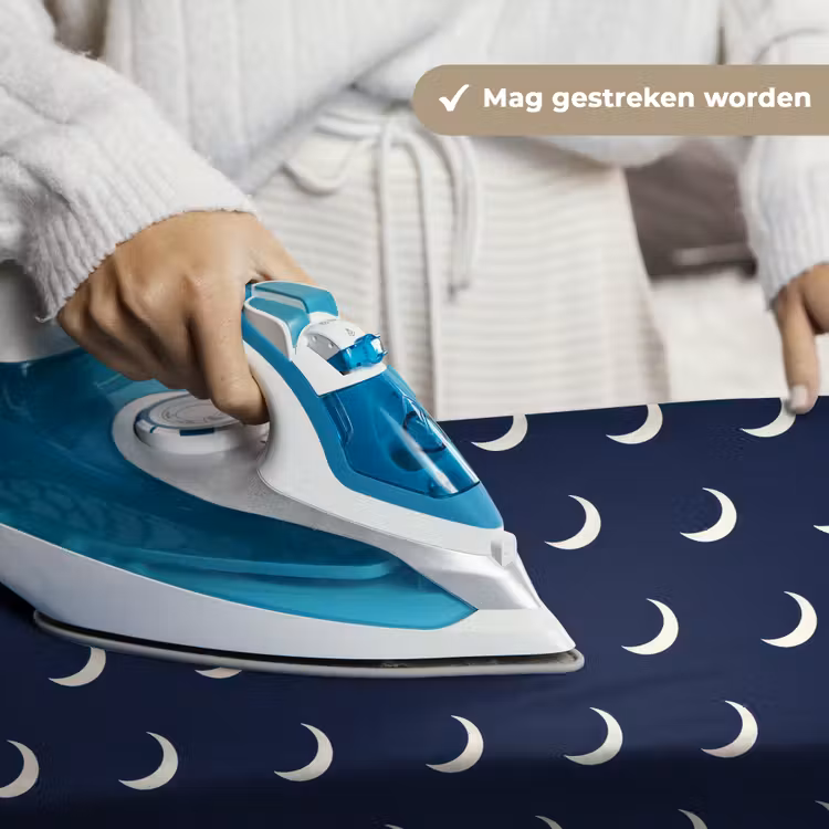 Patroon - Manen - Blauw Wandkleed katoen klein 269 -sfeer9