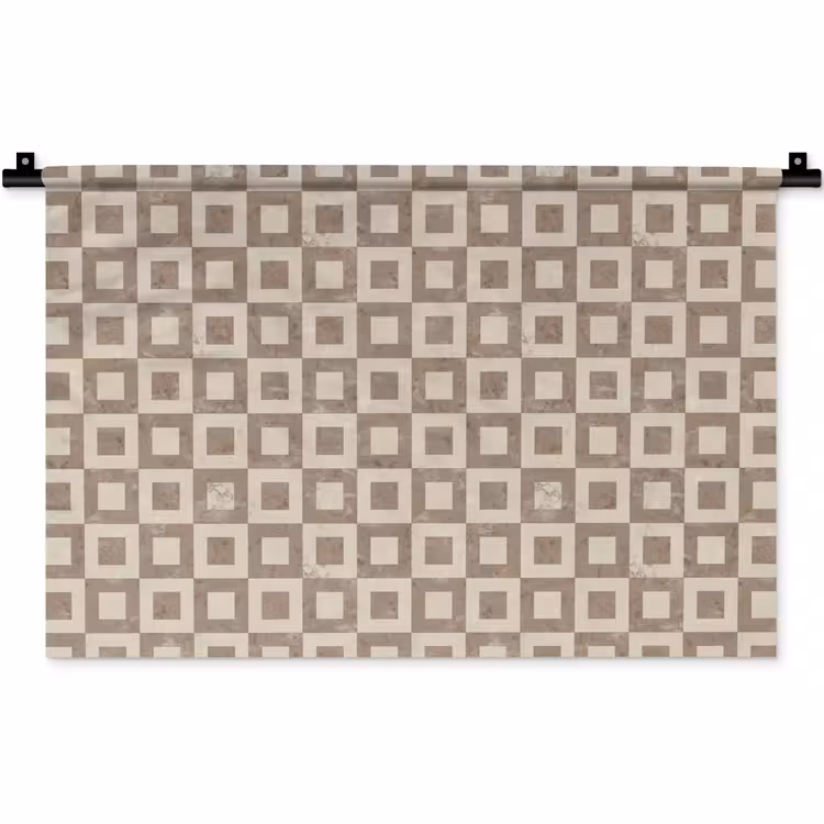 Patroon - Marmer - Beige Wandkleed katoen klein 269 -zz3d