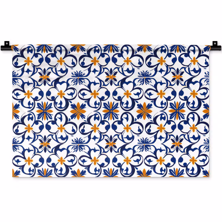 Patroon - Modern - Kleurrijk Wandkleed katoen klein 269 -zz3d