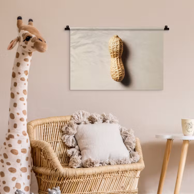 Pinda - Ruw - Beige Wandkleed katoen klein -wsfeer5_kind