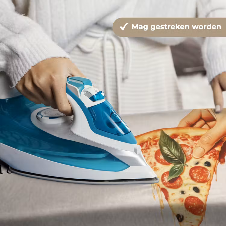 Pizza - Kaas - Pepperoni Wandkleed katoen klein -sfeer9