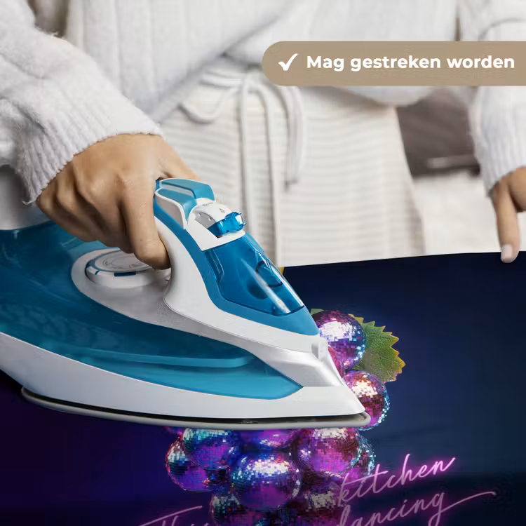 Quote - Neon - Disco - Druiven Wandkleed katoen klein -sfeer9