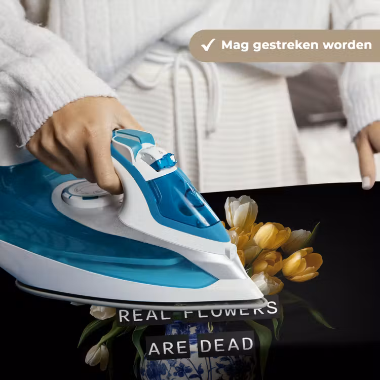 Quotes - Bloem - Tulp - Geel Wandkleed katoen klein -sfeer9