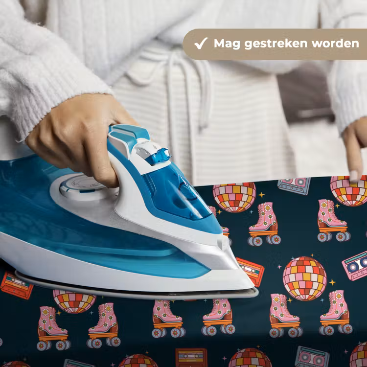 Rolschaatsen - Patroon - Disco Wandkleed katoen klein 269 -sfeer9