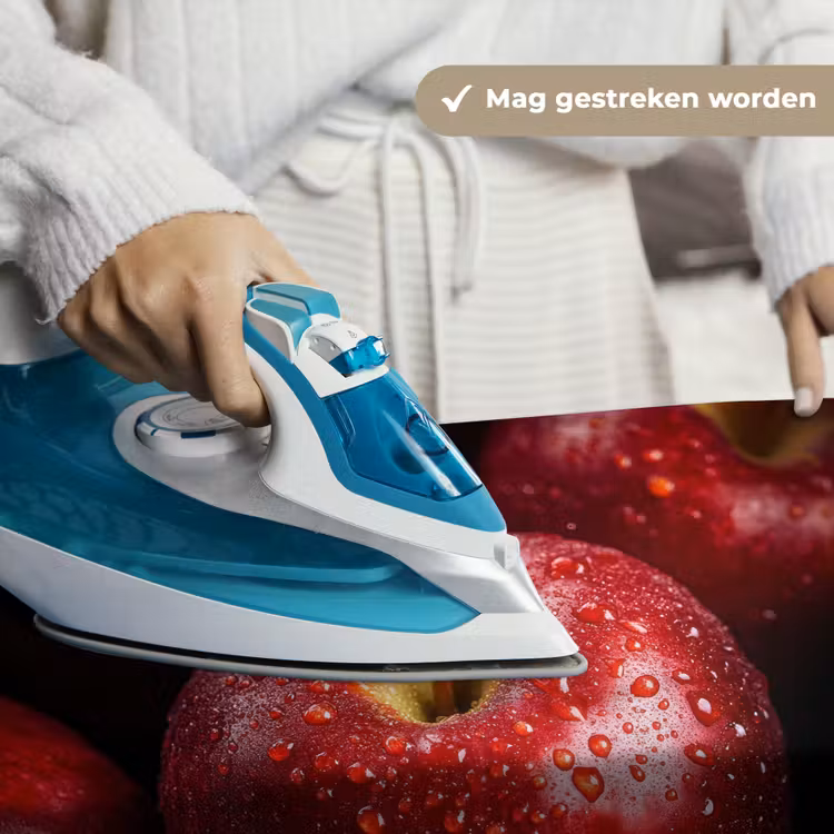 Rood - Appels - Fruit Wandkleed katoen klein -sfeer9