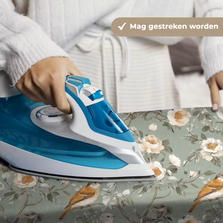 Roze - Vogels - Kleurrijk Wandkleed katoen klein 269 -sfeer9