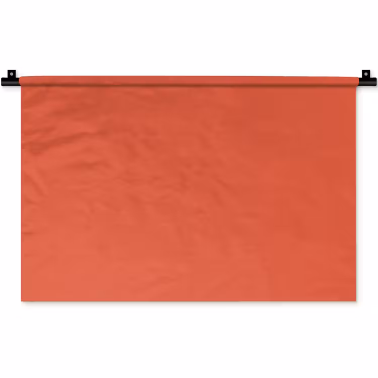Rustic - Clay - Oranje Wandkleed katoen klein 269 -zz3d