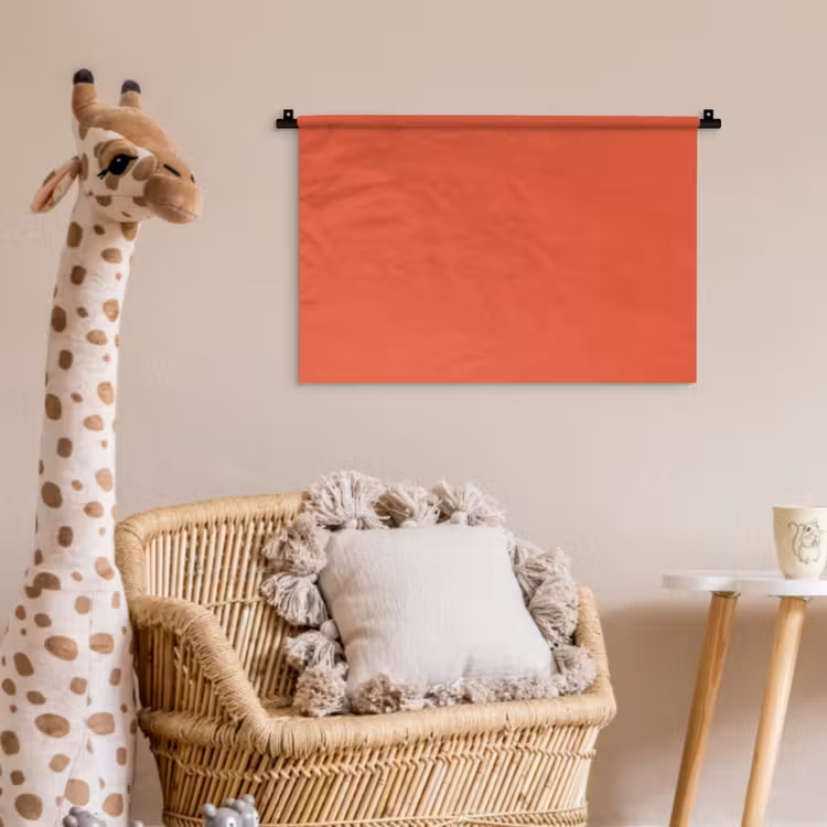 Rustic - Clay - Oranje Wandkleed katoen klein 269 -wsfeer5_kind