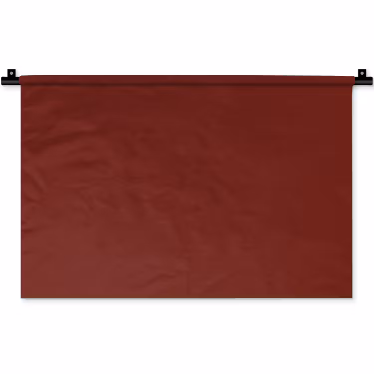 Rustic - Terracotta - Rood Wandkleed katoen klein 269 -zz3d