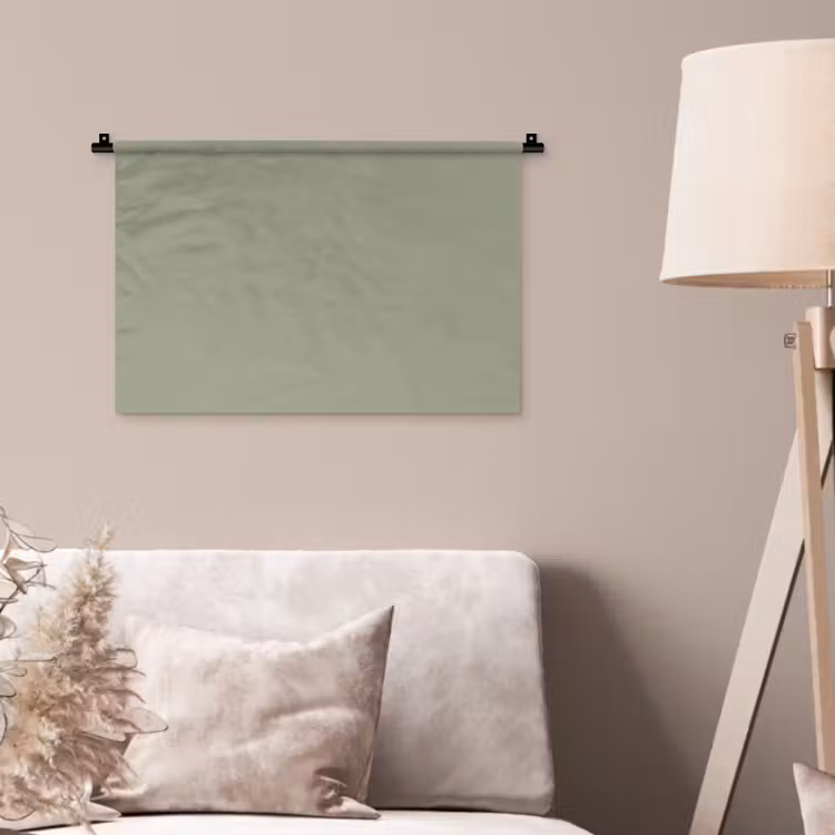 Sage - Mist - Groen Wandkleed katoen klein 269 -sfeer4