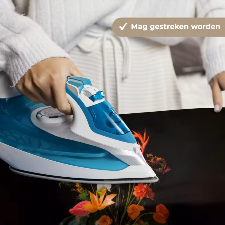 Schaal - Boeket - Bloemen Wandkleed katoen klein -sfeer9