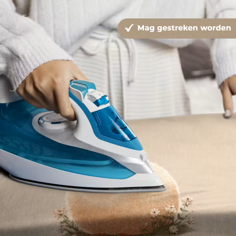Schaap - Beige - Bloemen Wandkleed katoen klein -sfeer9