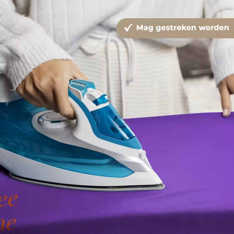 See the good - Oranje - Paars Wandkleed katoen klein -sfeer9