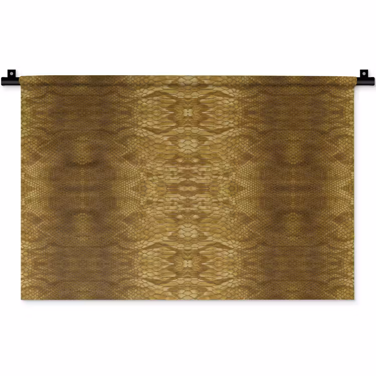 Slang - Boa - Goud - Bruin Wandkleed katoen klein 269 -zz3d