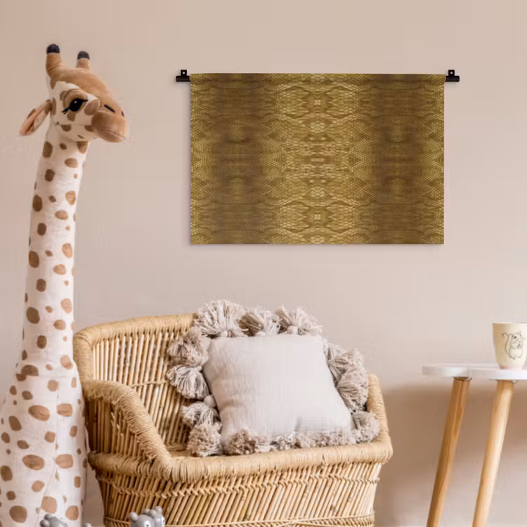 Slang - Boa - Goud - Bruin Wandkleed katoen klein 269 -wsfeer5_kind