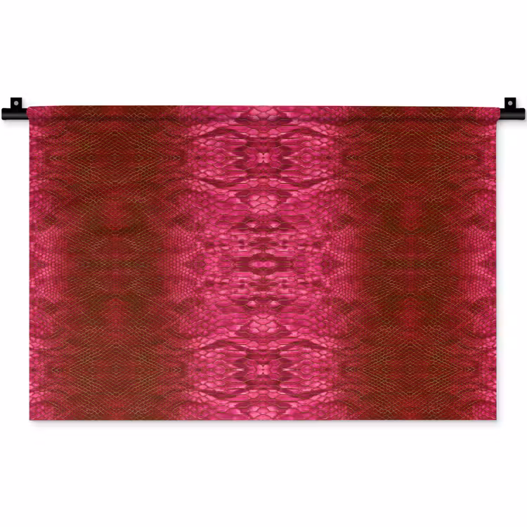 Slang - Boa - Roze Wandkleed katoen klein 269 -zz3d