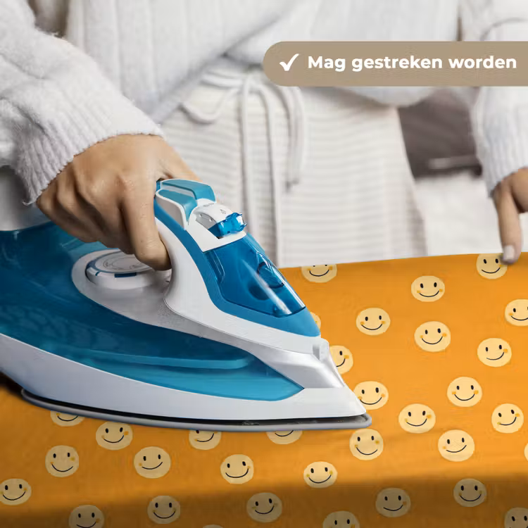 Smileys - Retro - Heel Wandkleed katoen klein 269 -sfeer9