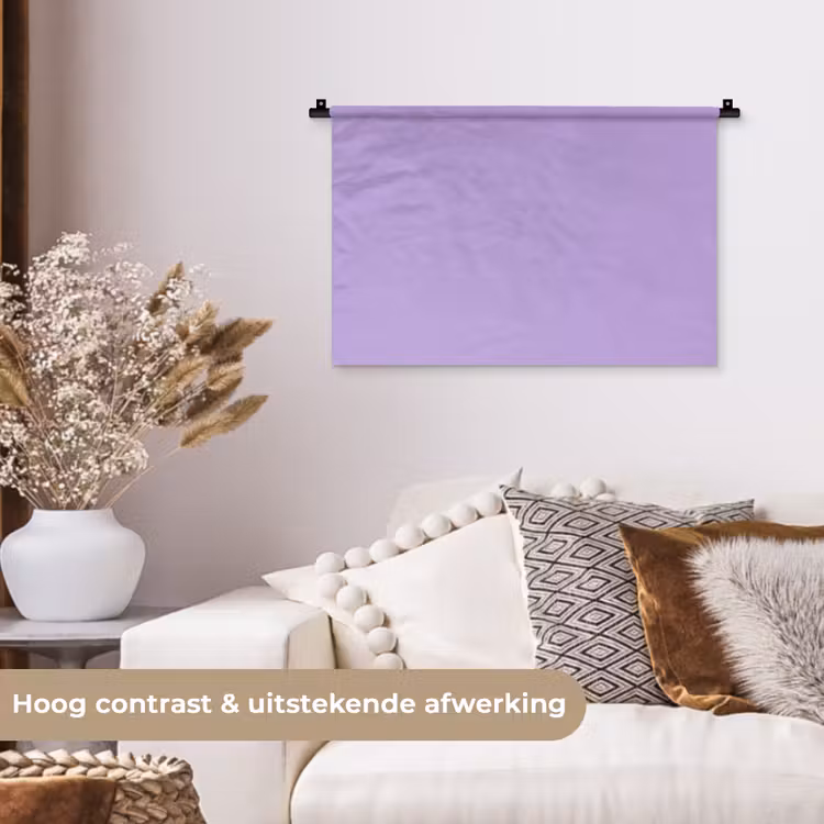 Soft - Lavender - Paars Wandkleed katoen klein 269 -sfeer1