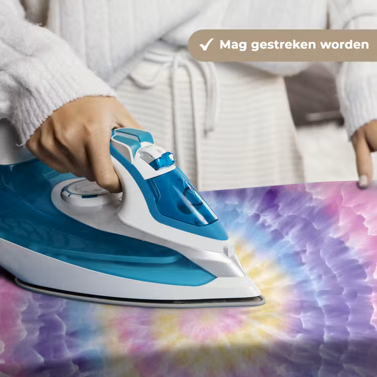 Spiraal - Tie dye - Pasteltinten Wandkleed katoen klein -sfeer9