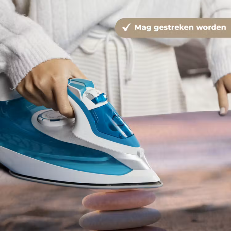 Stenen - Zand - Roze Wandkleed katoen klein -sfeer9