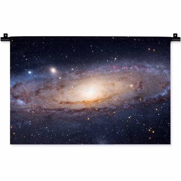 Wandkleed - Sterrenstelsel - Ruimte - Kosmos - Sterrenstelsel - Ruimte - Kosmos Wandkleed katoen klein