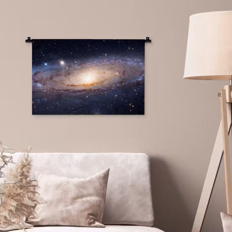 Wandkleed - Sterrenstelsel - Ruimte - Kosmos - Sterrenstelsel - Ruimte - Kosmos Wandkleed katoen klein