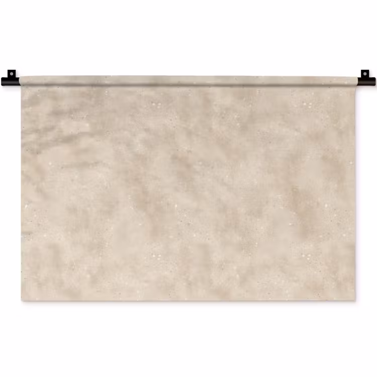 Structuur - Spikkels - Beige Wandkleed katoen klein 269 -zz3d