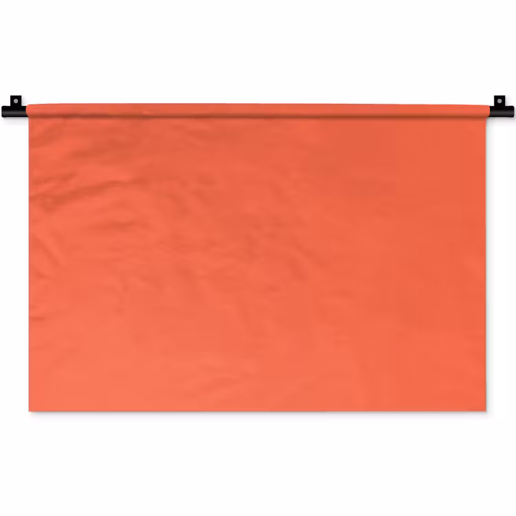 Sunset - Salmon - Oranje Wandkleed katoen klein 269 -zz3d