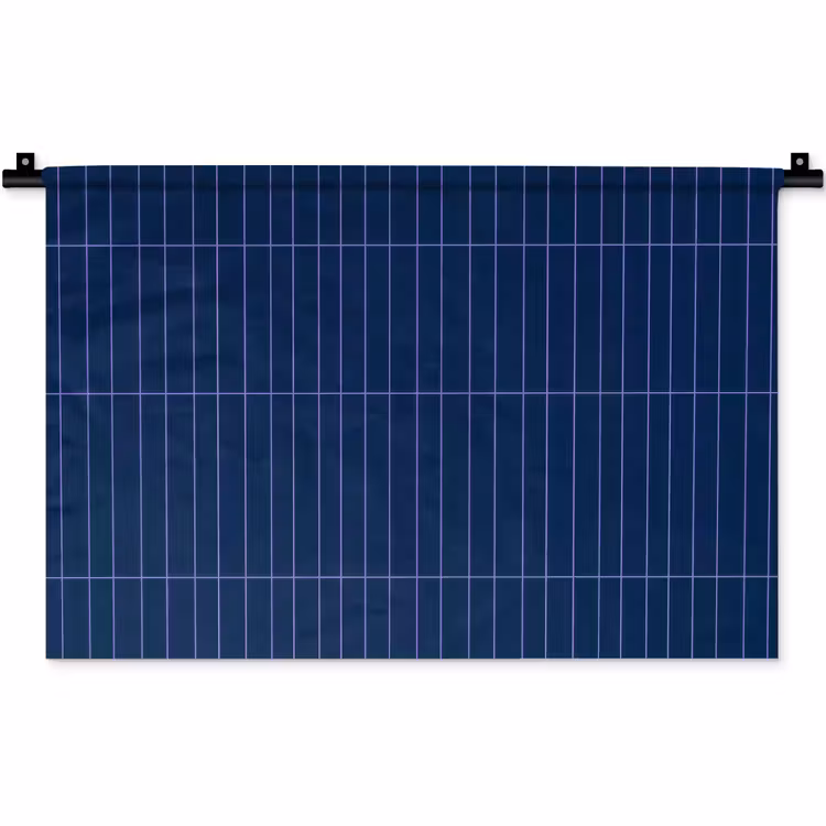 Tegels - Langwerpig - Blauw Wandkleed katoen klein 269 -zz3d