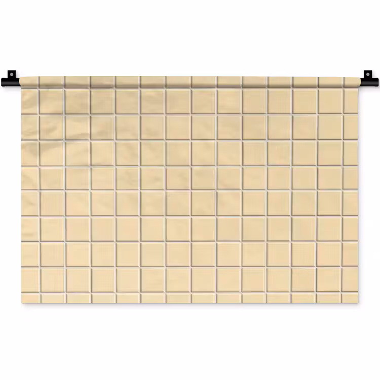 Tegels - Patroon - Crème Wandkleed katoen klein 269 -zz3d