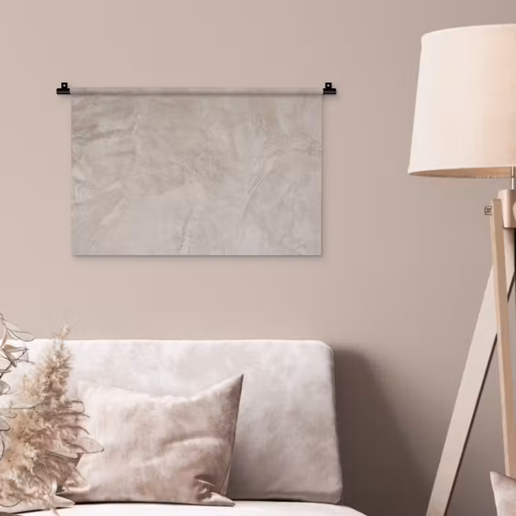 Textuur - Wand - Modern - Beige - Abstract Wandkleed katoen klein -sfeer4