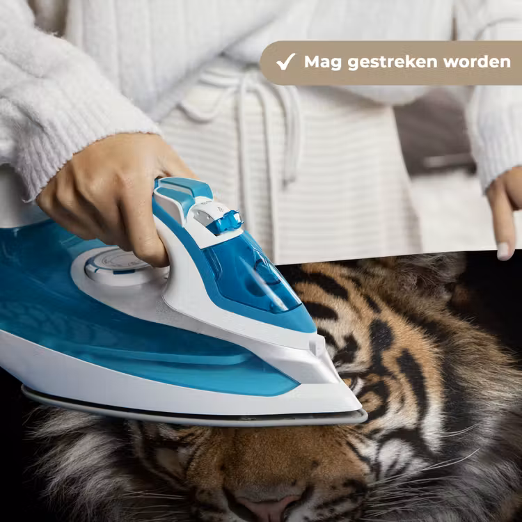 Tijger - Wilde dieren - Portret Wandkleed katoen klein -sfeer9