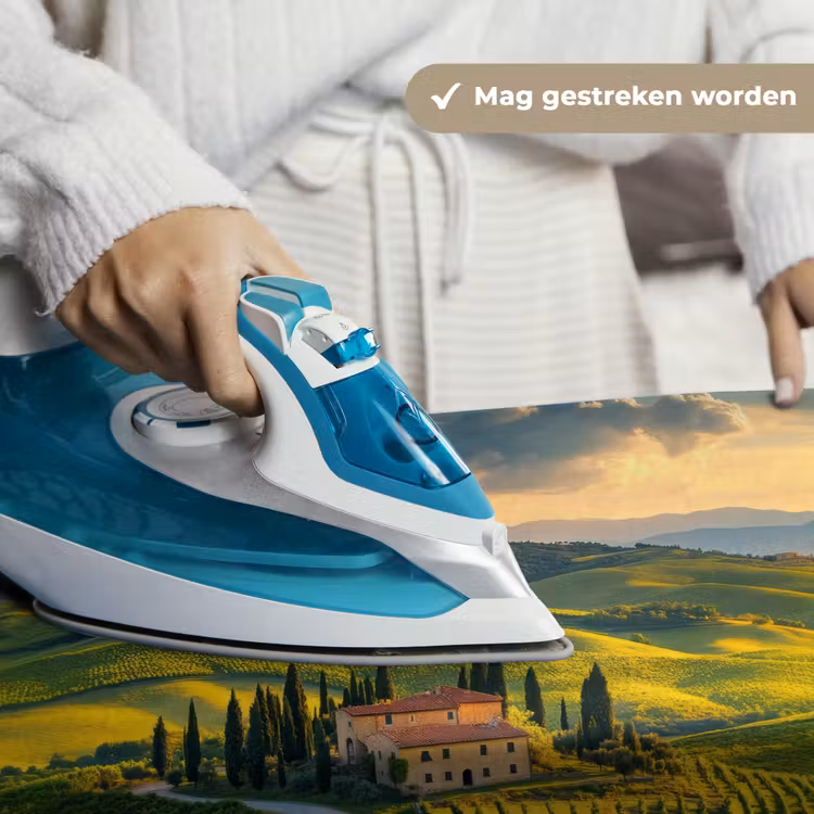 Toscane - Landschap - Wijngaarden Wandkleed katoen klein -sfeer9