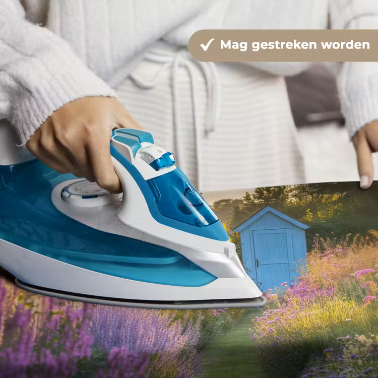 Tuinhuisje - Blauw - Bloemen Wandkleed katoen klein -sfeer9