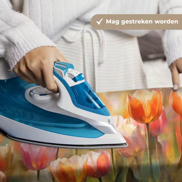 Tulpen - Sprookjesachtig - Kleurrijk Wandkleed katoen klein -sfeer9