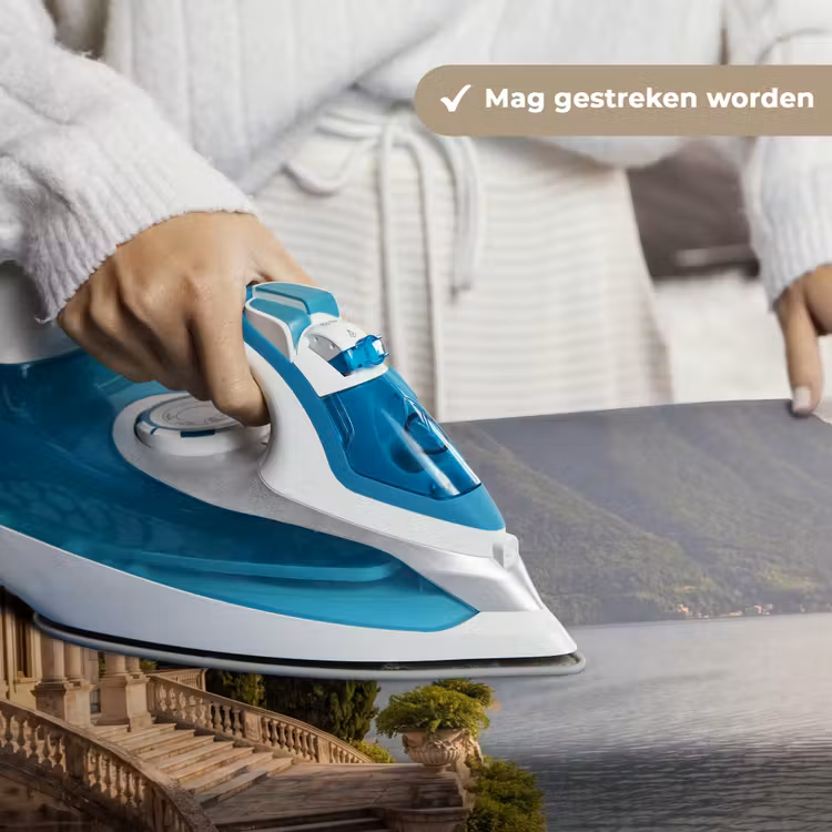 Wandkleed - Villa - water -trappen - Villa - water -trappen Wandkleed katoen klein