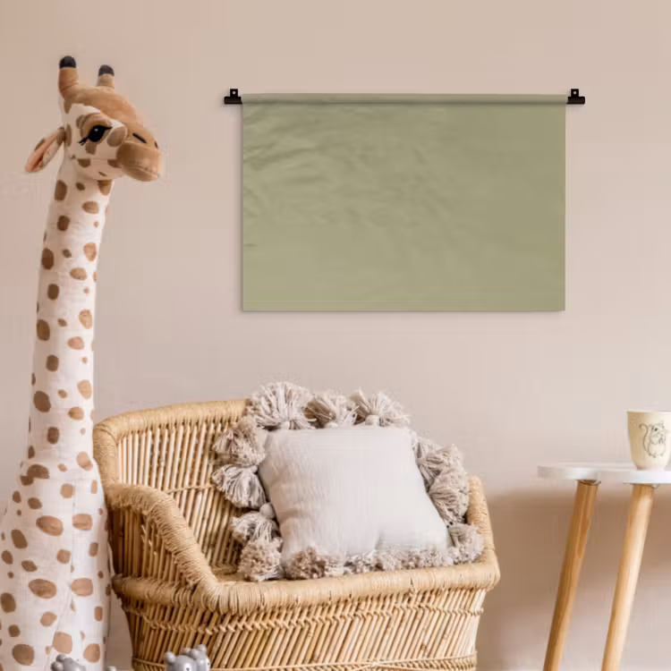 Vintage - Sage - Groen Wandkleed katoen klein 269 -wsfeer5_kind