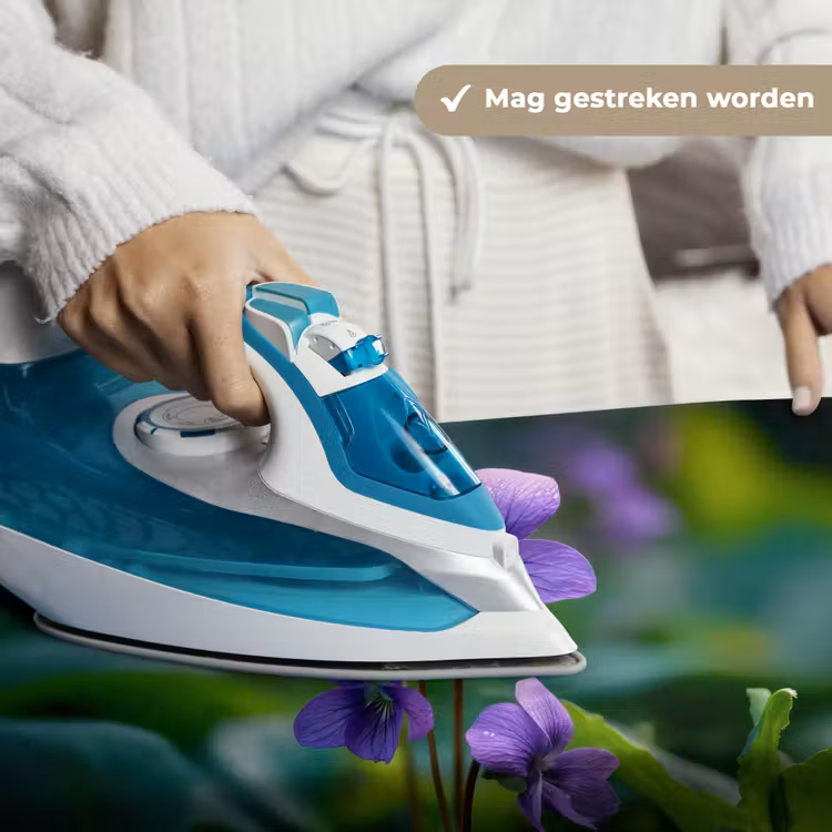 Viooltjes - Paars - Bloem - Bladeren Wandkleed katoen klein -sfeer9
